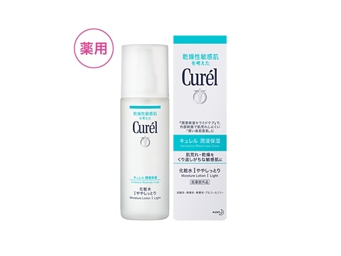 毛穴ケアにおすすめの化粧水・キュレル「化粧水 I ややしっとり」の商品画像