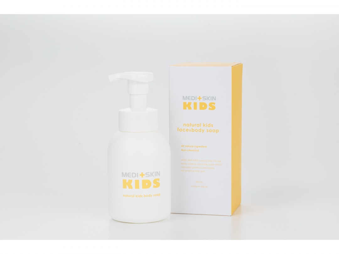  メディスキンキッズ ナチュラルフェイス＆ボディーソープ メディスキン
