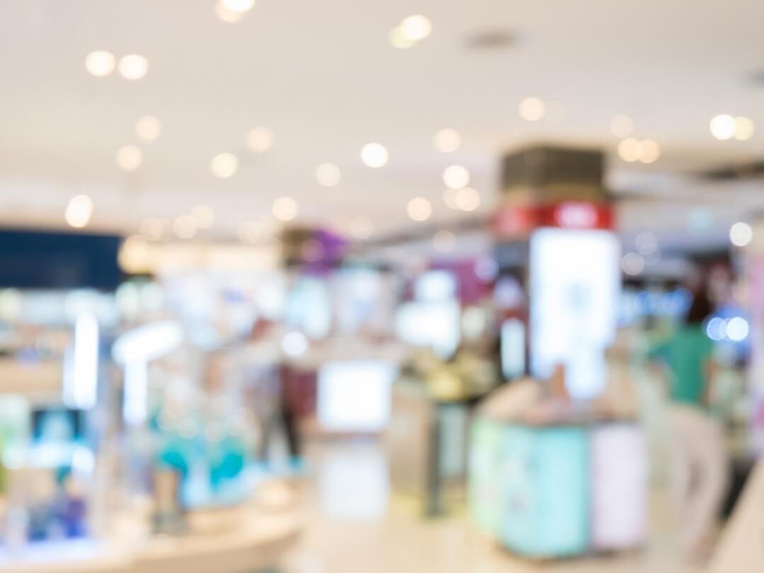 化粧品売り場のイメージ