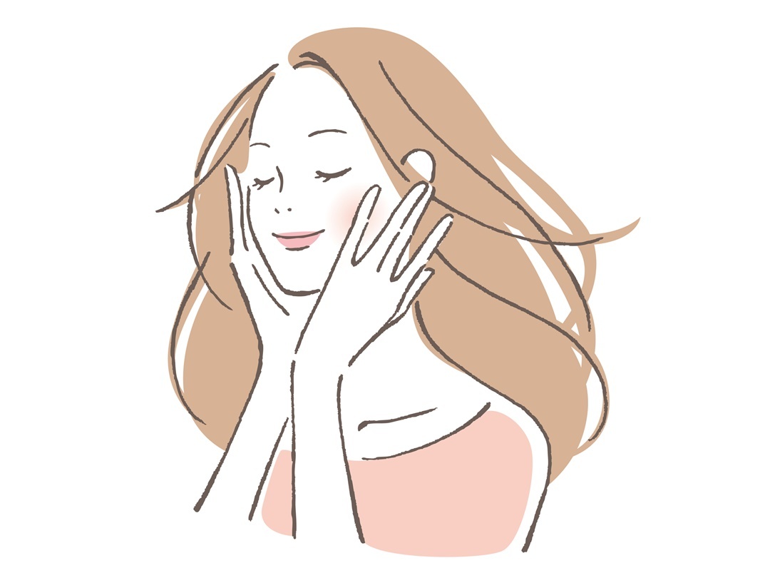 イメージモデルの女性