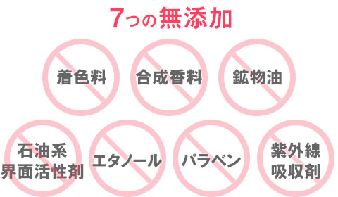 7つの無添加