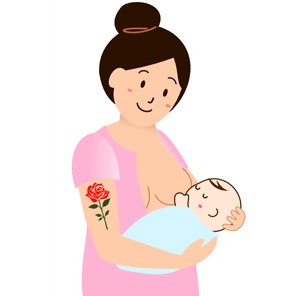 タトゥーと授乳