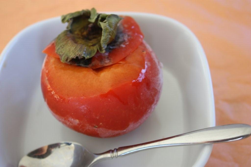 丸ごと冷凍☆柿のシャーベット